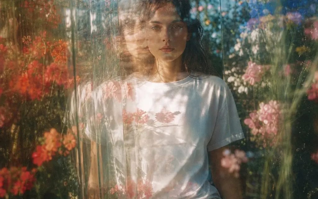 Photorealistic surreal editorial photograph of a naturally