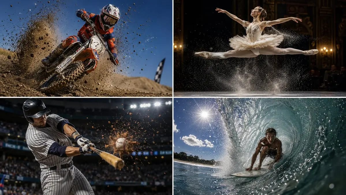 2x2 grid, 16:9, AI infers different subjects