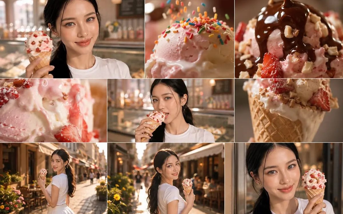 Young East Asian woman with sleek jet black hair worn down