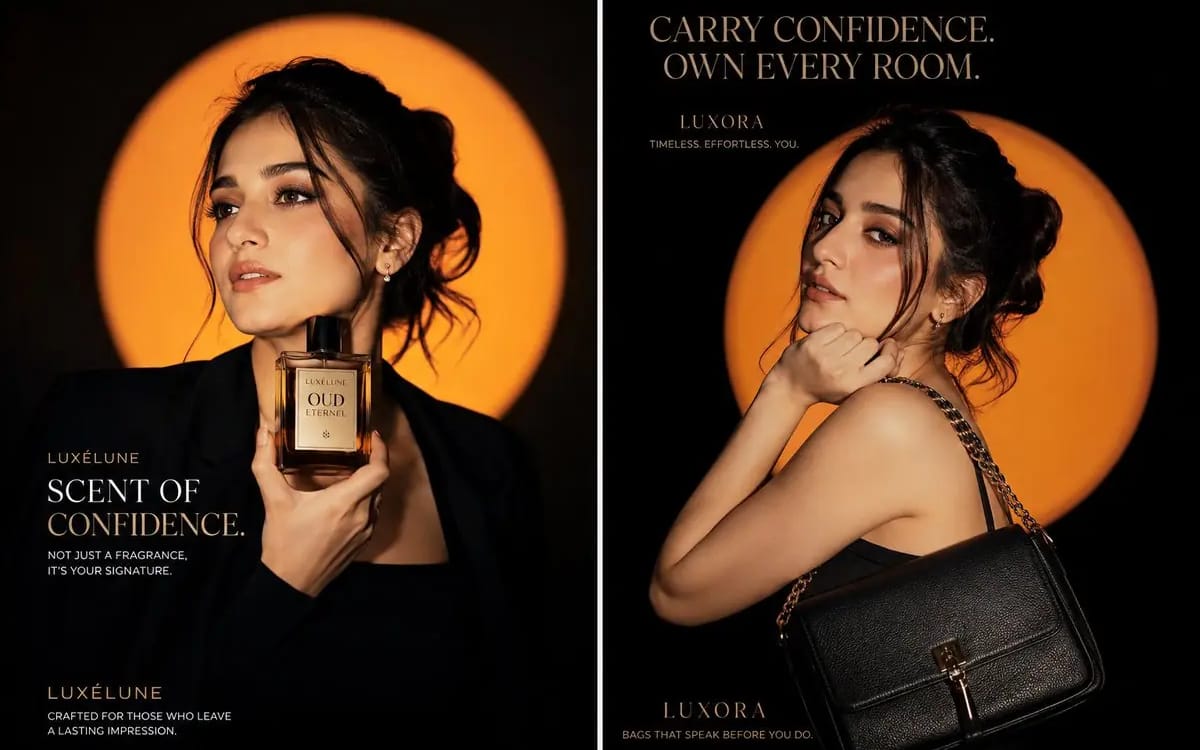 Create a viral luxury fashion advertising campaign