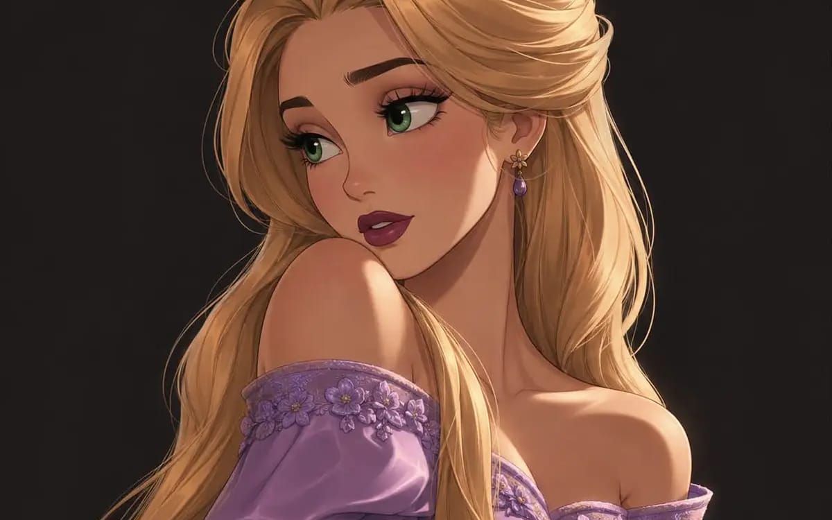 Ultra-detailed elegant fantasy princess portrait, waist-up