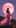 Blonde Woman Under Strawberry Moon