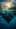 Cinematic heart-shaped ocean split view