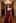 Kleid-Transformation zu rotem Glitzer oder Diamant