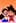 Grok Imagine prompt for Chibi Goku and Chi-Chi Animation