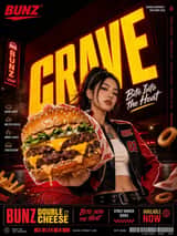 Create a vertical 3:4 commercial campaign poster