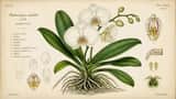 Scientific botanical illustration of Plant Name
