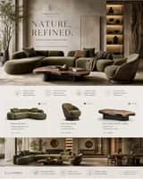 Create an ultra-premium real estate interior sales poster