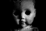 Subject depicted in Halftone Horror