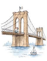 A minimalist hand-drawn doodle illustration of ICONIC