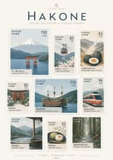 Create a premium commemorative postage-stamp collection