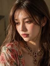 Ultra-realistic cinematic close-up portrait of a beautiful