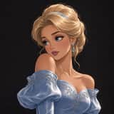Ultra-detailed elegant fantasy princess portrait, waist-up
