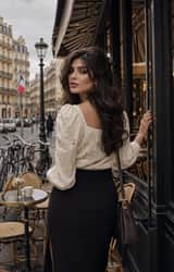 Ultra-photorealistic high-end editorial street-style