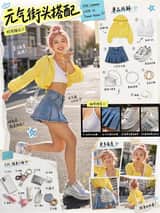 Vertical 3:4 realistic fashion editorial outfit breakdown