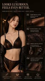 Create one premium 9:16 conversion-focused lingerie