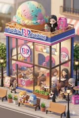 3D chibi miniature brand concept store prompt