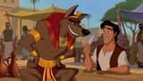 90s Disney Style Anubis Market Scene