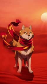Anime Hachiko on Mars Video Prompt