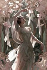Art Nouveau Ballerina