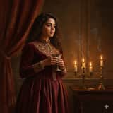 Baroque Candlelight Oil Painting Fusion (Image-to-Image)