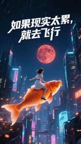 中国の夢のような風景の動画プロンプト