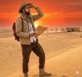 Documentação da Cena: Explorador Cinematográfico do Deserto