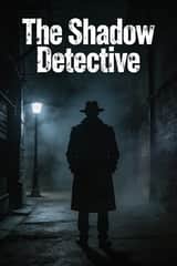 Crime Novel Book Cover "The Shadow Detective"
