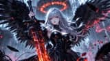 Crimson Seraph Dark Fantasy
