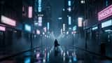 Cybernetic Gunslinger Neon Action