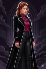 Dark Gothic Cinematic Illustration from Reference
