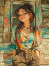 Dual Prompts: Painterly Portrait and Pixar-Style 3D Character
