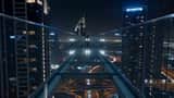 Dubai Skybridge Motorbike Stunt Video Prompt