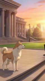 Prompt video anime epico su Hachiko