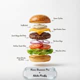 Exploding food photography prompt for Nano Banana Pro