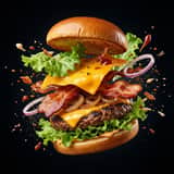 Explosion Food Poster for Marketing