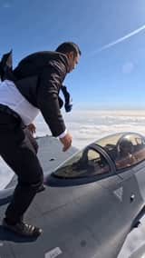F-16 Wing Walking Backflip