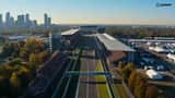 Diffusion de course d'hypercars futuristes