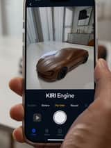 KIRI Engine の未来的なプロモーション ビデオ