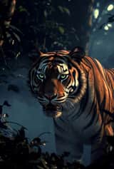 Grok Imagine Video Prompt: Cinematic Tiger Close-up
