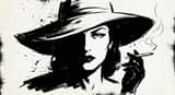 Ink Noir Portrait Generation Prompt