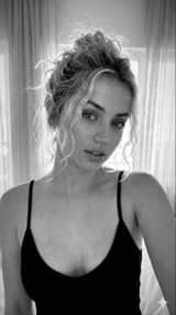 Intimate Black and White Candid Portrait