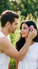 Intimate Golden Hour Romantic Film Still Prompt for Nano Banana Pro