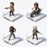 Isometric Gym Garage Diorama Prompt