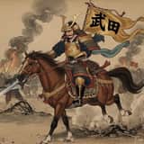 馬上の戦国武将
