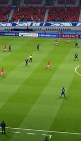 Partido de fútbol de anime deportivo japonés
