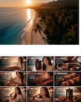 Japanese Tropical Food Commercial
