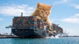 Kaiju Kitten Destroying Sydney Waterfront