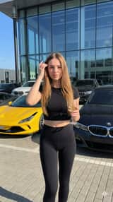 Luxury Lifestyle Photo at Car Dealership Prompt