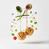 Macro Product Photography for Floating Food